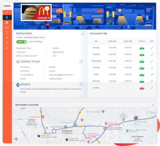 Multi Restaurant Ordering System